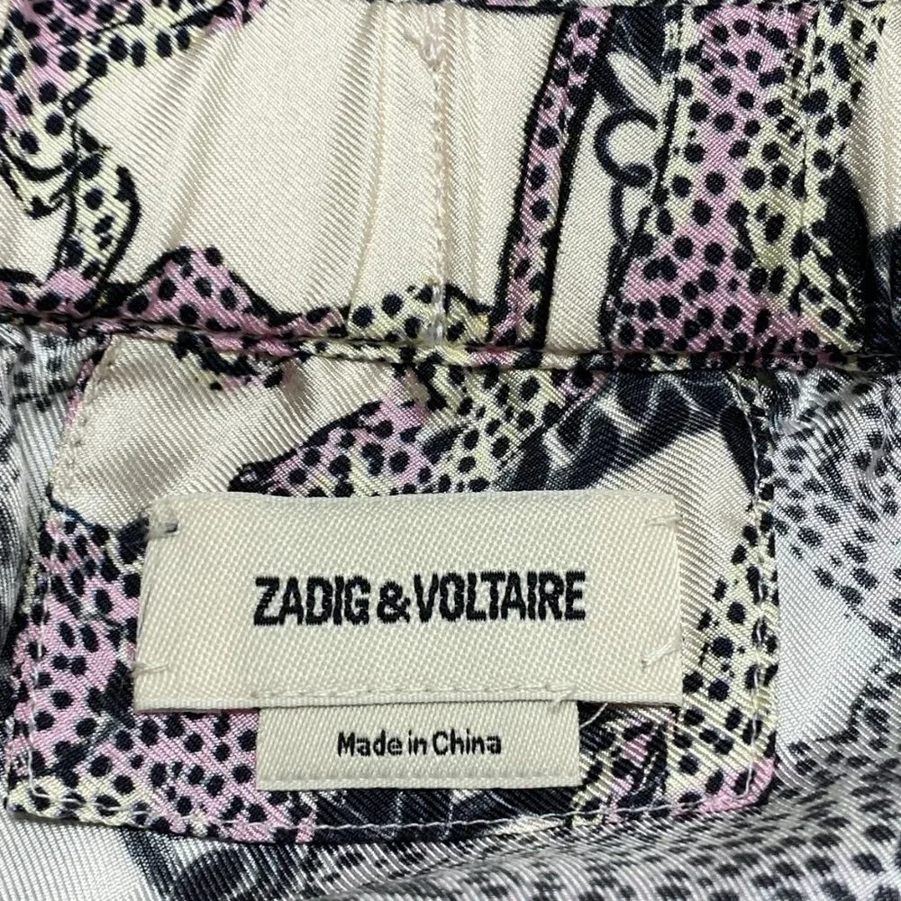 NEW ZADIG & VOLTAIRE Women’s June Silk Midi Skirt – Ecru – Size 34/US 2